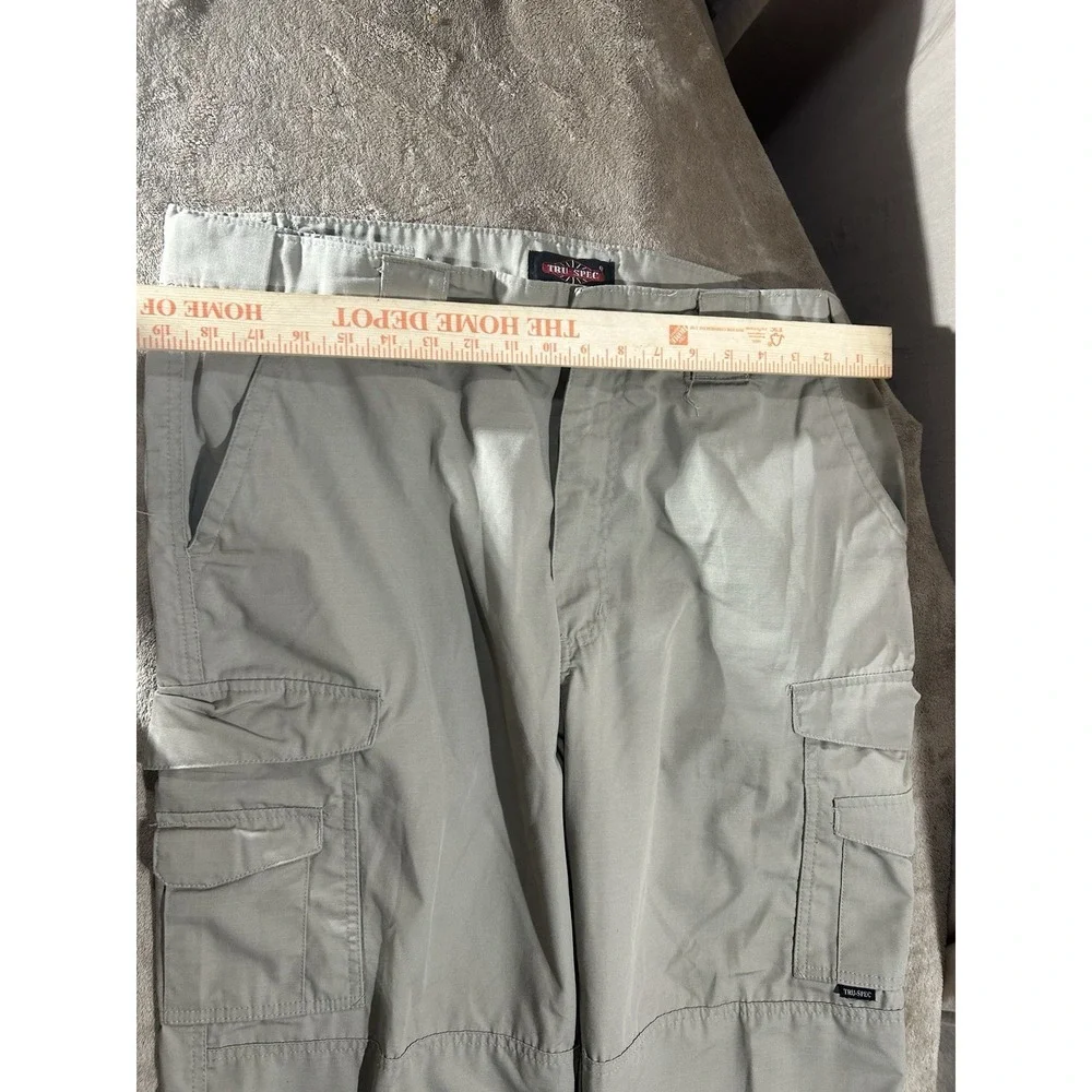 TRU-SPEC Tactical Utility Cargo Pants Khaki Men's Size 38x32 Ripstop Blend